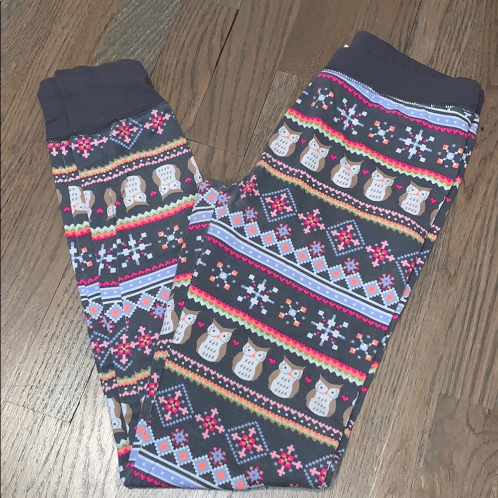 Grey Owl Printed Leggings